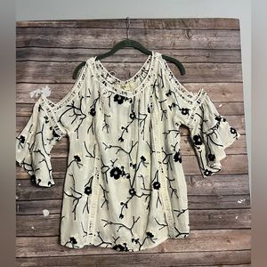 Camille & Co Cold Shoulder Top